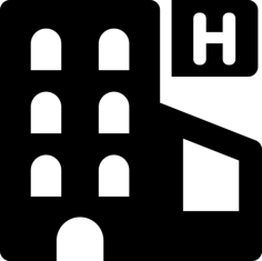 Hotel Building Icon Svg Vector, Free Vectors File